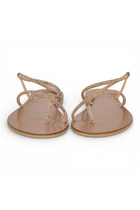 Infradito donna Nicolas Lainas colore rame. NICOLAS LAINAS | 67TC-RAME